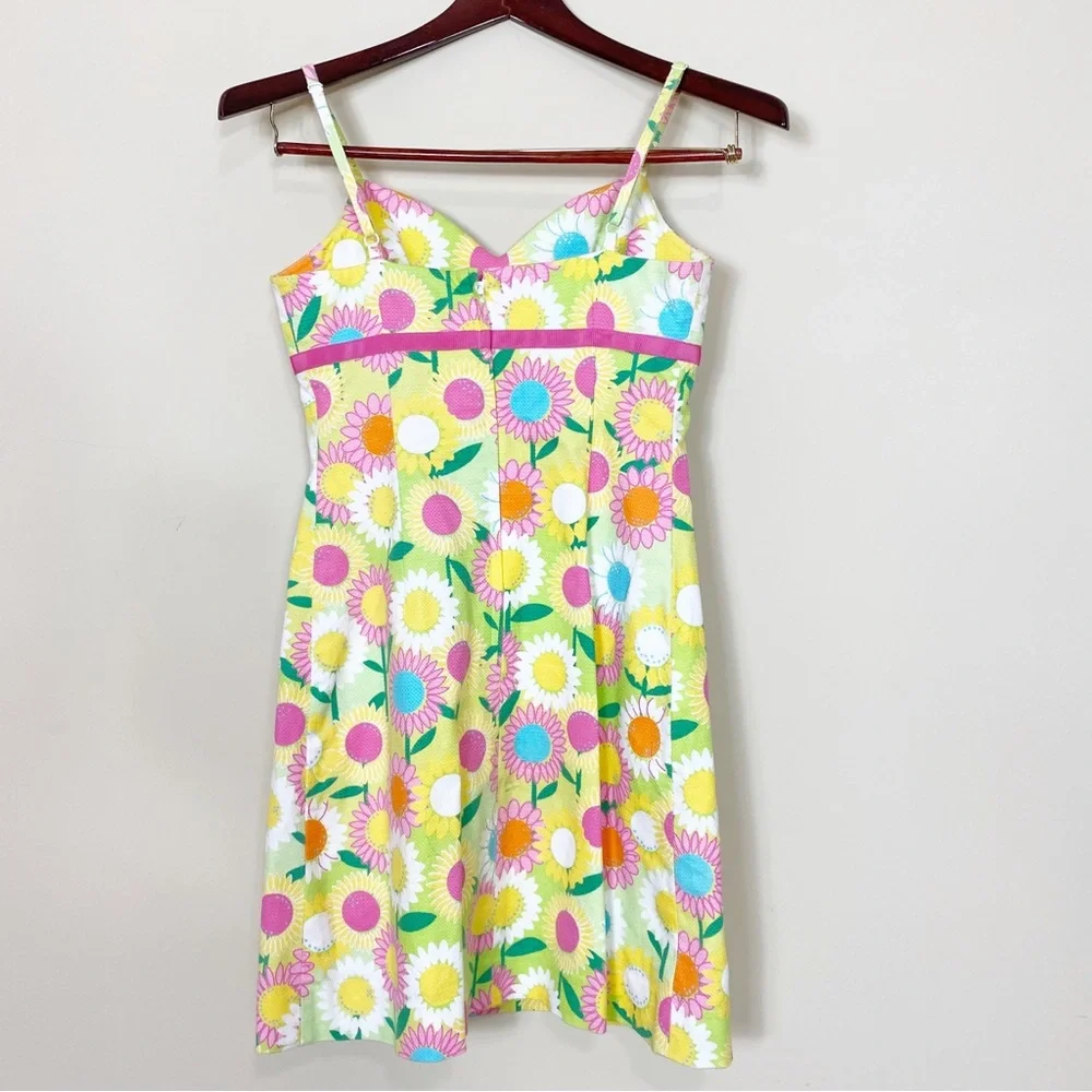 Lilly Pulitzer Retro Dress Derby Dress Christmas Holiday Sleeveless Dress Size 2 - Picture 5 of 10